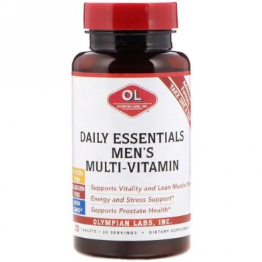 Olympian Labs, Daily Essentials Men's Multi-Vitamin, 30 Tablets (Discontinued Item)