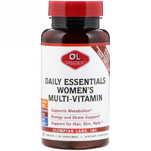 Olympian Labs, Daily Essentials Women's Multi-Vitamin, 30 Tablets (Discontinued Item)