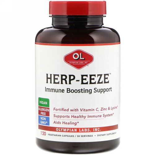 Olympian Labs, Herp-Eeze、カプセル120 錠