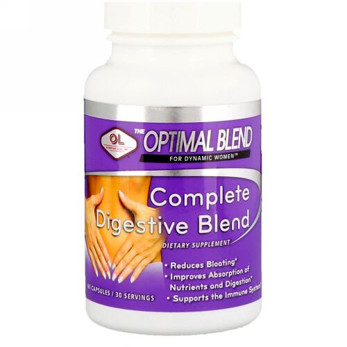 Olympian Labs, オプティマルブレンド、完全な消化ブレンド、女性用、60カプセル (Discontinued Item)
