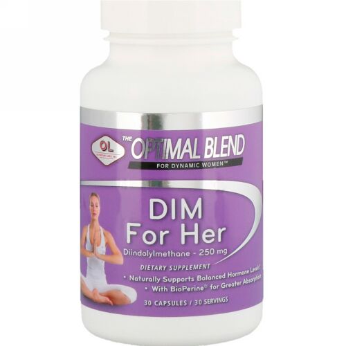 Olympian Labs, Optimal Blend, DIM for Her, 250 mg, 30 Capsules (Discontinued Item)
