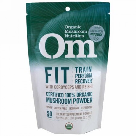 Om Mushrooms, フィット、きのこパウダー、3.57 oz (100 g) (Discontinued Item)