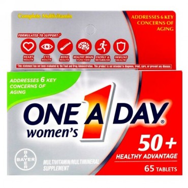 One-A-Day, Women's 50+, Healthy Advantage, 65 Tablets (Discontinued Item)