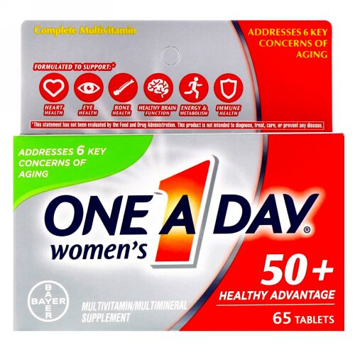 One-A-Day, Women's 50+, Healthy Advantage, 65 Tablets (Discontinued Item)