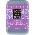One with Nature, Triple Milled Mineral Soap Bar, Lavender, 7 oz (200 g)
