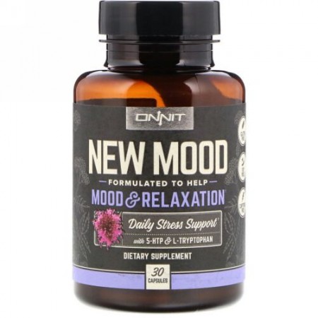 Onnit, ニュームード、気分＆リラクゼーション、30カプセル