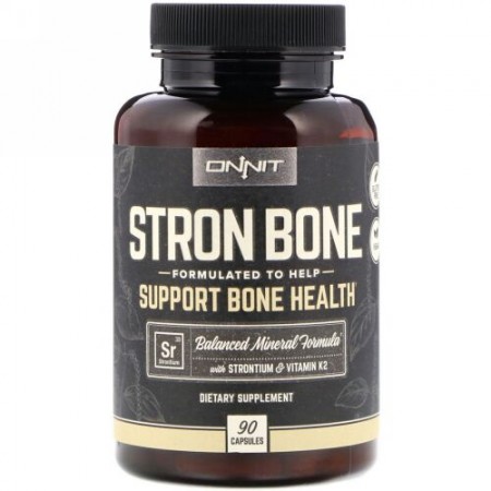 Onnit, Stron Bone,  90 Capsules (Discontinued Item)