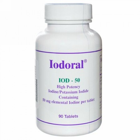 Optimox, Iodoral, 50 mg, 90 錠 (Discontinued Item)