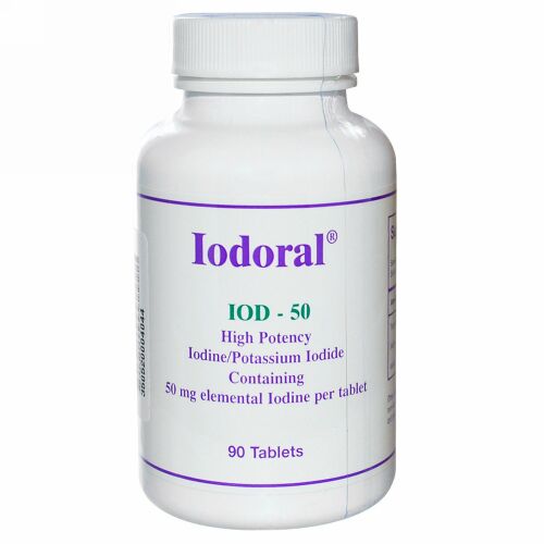 Optimox, Iodoral, 50 mg, 90 錠 (Discontinued Item)