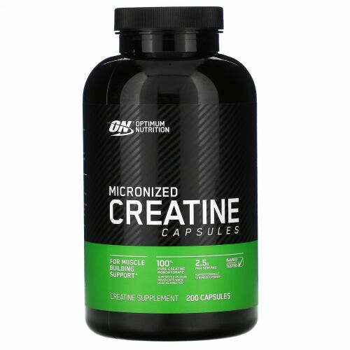 Optimum Nutrition, クレアチン2500キャップス、2.5g、200粒