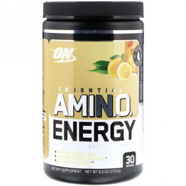 Optimum Nutrition, 必須アミノ酸エネルギー、レモネードとアイスティーが半々、9.5 oz (270 g) (Discontinued Item)