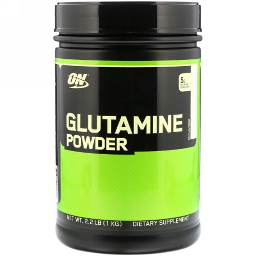 Optimum Nutrition, グルタミンパウダー, 味付けなし, 2.2ポンド（1 kg）