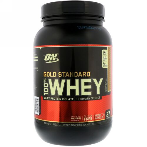Optimum Nutrition, Gold Standard 100% Whey, Chocolate Peanut Butter, 2 lbs (907 g)
