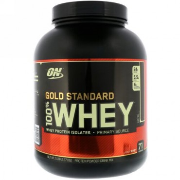 Optimum Nutrition, Gold Standard 100% Whey, Coffee, 5 lbs (2.27 kg)