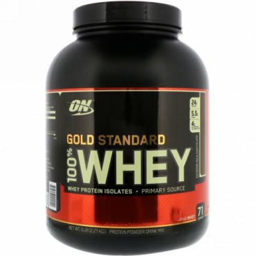 Optimum Nutrition, Gold Standard 100% Whey（ゴールドスタンダード100％ホエイ）、エクストリームミルクチョコレート、2.27kg（5ポンド）