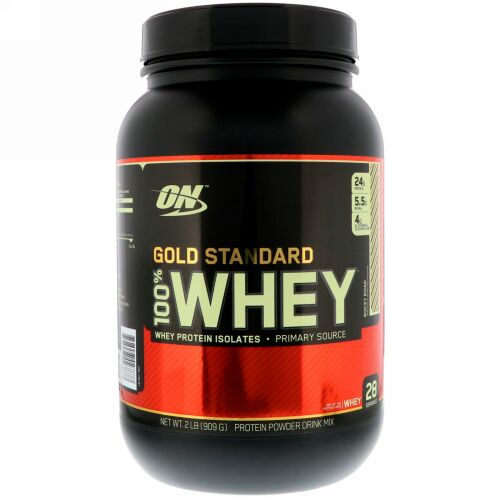 Optimum Nutrition, Gold Standard 100% Whey, Rocky Road, 2 lb (909 g)