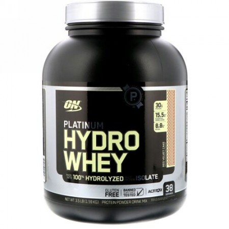 Optimum Nutrition, プラチナハイドロウェイ、レッドベルベットケーキ、3.5ポンド（1.59 kg） (Discontinued Item)