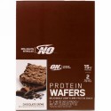 Optimum Nutrition, プロテインウエハース、チョコレートクリーム、9パック、各42g（1.48oz）