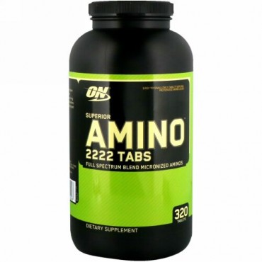 Optimum Nutrition, Superior Amino 2222 タブ、320 錠