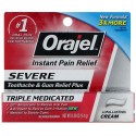 Orajel, Severe, Toothache and Gum Relief Plus, Long-Lasting Cream, 0.33 oz (9.4 g) (Discontinued Item)
