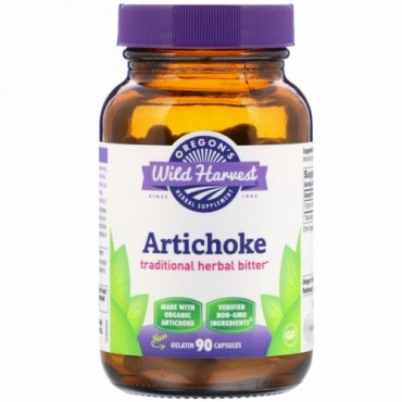 Oregon's Wild Harvest, Artichoke, 90 Gelatin Capsules