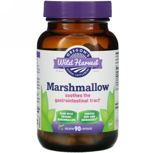Oregon's Wild Harvest, Marshmallow, 90 Gelatin Capsules