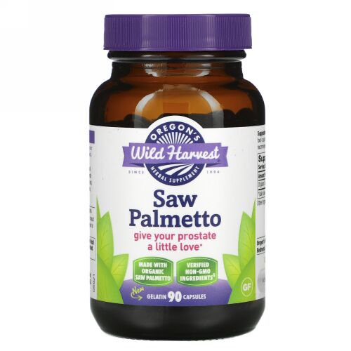 Oregon's Wild Harvest, Saw Palmetto, 90 Non-GMO Vegetarian Capsules