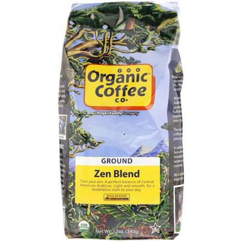 Organic Coffee Co., Zen Blend, Ground, 12 oz (340 g)
