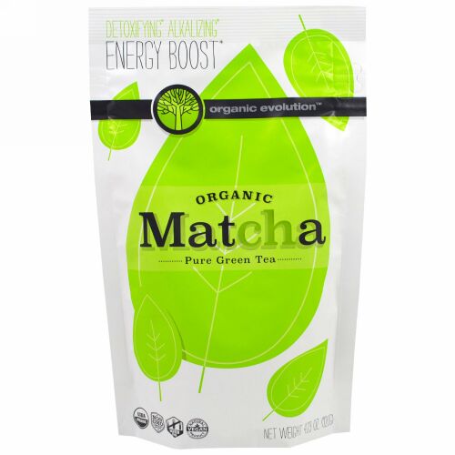 Organic Evolution, オーガニック抹茶、ピュアグリーンティー、4.23 oz (120 g) (Discontinued Item)