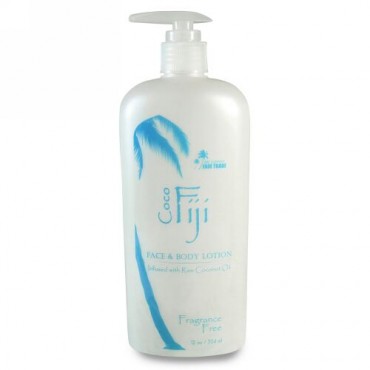Organic Fiji, フェイス＆ボディローション、無香料、12 oz (354 ml) (Discontinued Item)