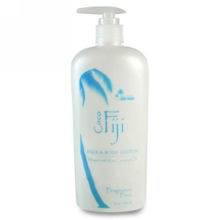 Organic Fiji, フェイス＆ボディローション、無香料、12 oz (354 ml) (Discontinued Item)