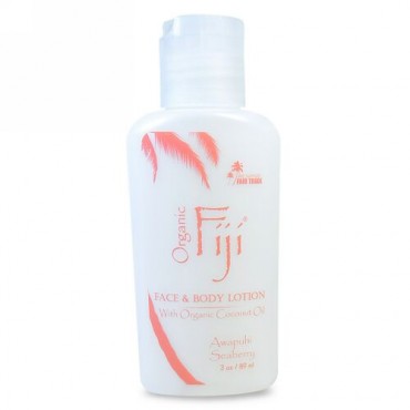 Organic Fiji, オーガニック・ココナッツオイル入り栄養ローション、アワプヒ・シーベリー、3オンス（89 ml） (Discontinued Item)