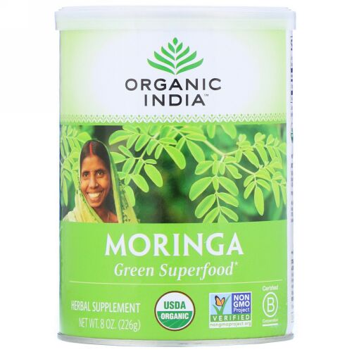 Organic India, モリンガ、226g（8oz）