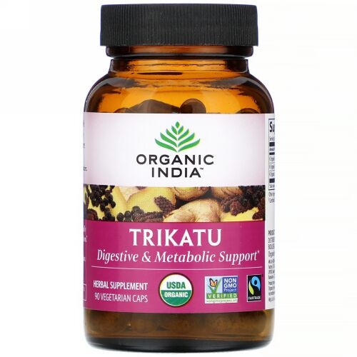 Organic India, Trikatu, 90 Vegetarian Caps