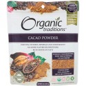 Organic Traditions, カカオパウダー、8オンス (227 g) (Discontinued Item)