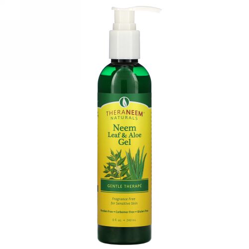 Organix South, TheraNeem, Neem Leaf & Aloe Gel, Fragrance Free, 8 fl oz (240 ml)