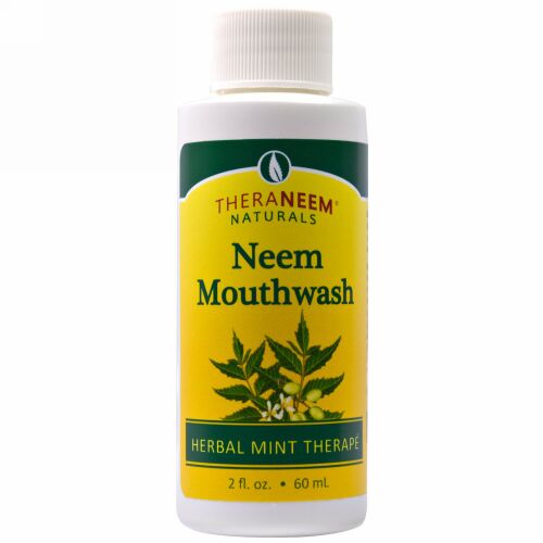 Organix South, TheraNeem Naturals, Herbal Mint Therapé, Neem Mouthwash, 2 fl oz (60 ml) (Discontinued Item)