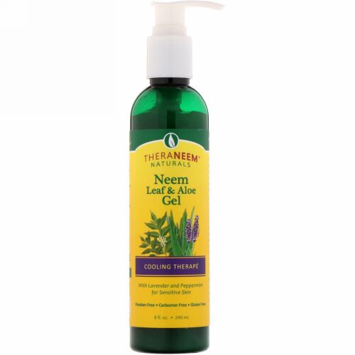 Organix South, TheraNeem Naturals、ニームリーフ & アロエジェル、冷却セラピー、8 fl oz (240 ml)