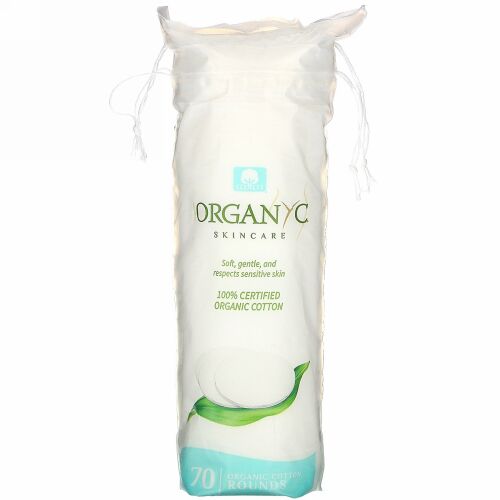 Organyc, オーガニックコットンパッド ・70枚