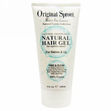 Original Sprout, ナチュラル ヘアジェル、0歳から使用可、4 fl oz (118 ml)