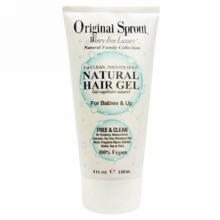 Original Sprout, ナチュラル ヘアジェル、0歳から使用可、4 fl oz (118 ml)