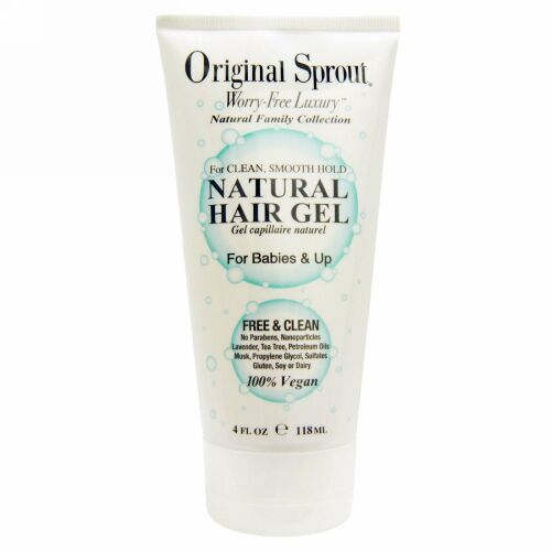 Original Sprout, ナチュラル ヘアジェル、0歳から使用可、4 fl oz (118 ml)