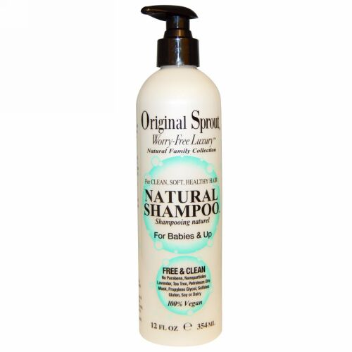 Original Sprout, Natural Shampoo™（ナチュラル シャンプー）、赤ちゃんから、12 液量オンス (354 ml)