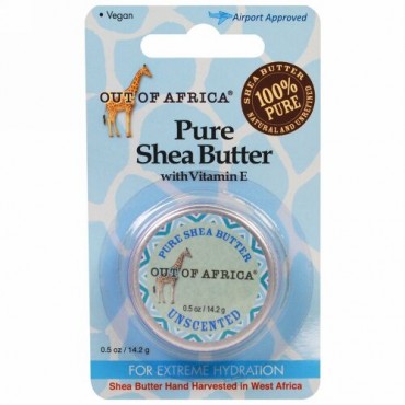 Out of Africa, ピュアシアバター（ビタミンE配合）、無香料、0.5オンス（14.2 g） (Discontinued Item)