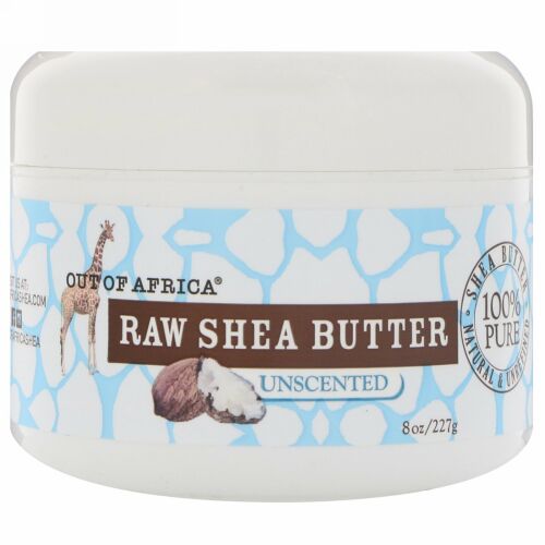 Out of Africa, 未加工シアバター、無香、8 oz (227 g)