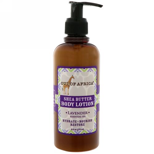 Out of Africa, Organic Shea Butter Body Lotion, Lavender, 9 oz (260 ml) (Discontinued Item)