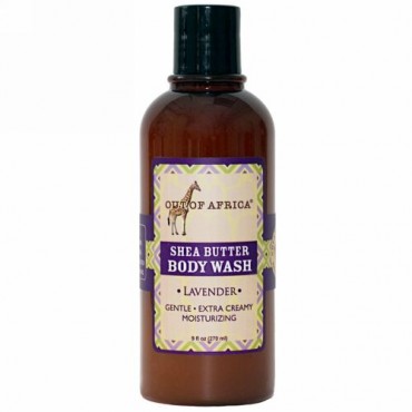 Out of Africa, シアバター ボディウォッシュ、 ラベンダー、 9 fl oz (270 ml) (Discontinued Item)