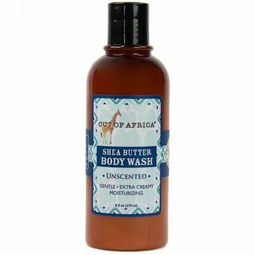 Out of Africa, シアバター・ボディウォッシュ、無香料、9 液体オンス（270 ml） (Discontinued Item)