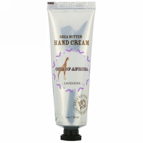 Out of Africa, Premium Shea Butter Hand Cream, Lavender, 1 oz (30 ml)