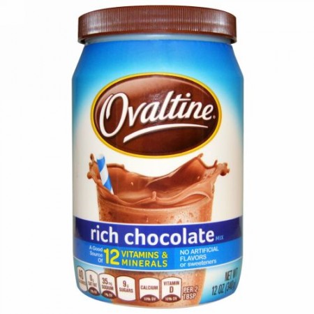 Ovaltine, リッチ チョコレートミックス, 12 オンス (340 g) (Discontinued Item)